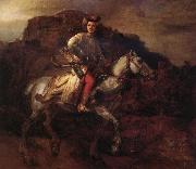 Rembrandt van rijn The polish rider Spain oil painting artist